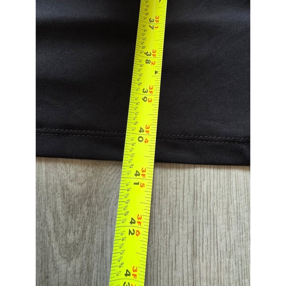 Susan Graver Black Short Sleeve Wrap Style Midi Dress Size XL - Picture 7 of 7